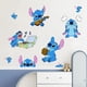 thumbnail image 4 of Pegatinas de pared de Lilo y Stitch, pegatinas de pared de dibujos animados de Disney, decoración de pared de vinilo DIY para despegar y pegar, para niños, niñas, niños, dormitorio, sala de estar, ca, 4 of 5