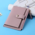 thumbnail image 2 of Portefeuille Multi-Emplacements en Cuir PU pour Femmes (Violet), 2 of 9