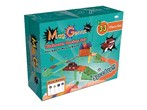 Magnet Blocks Ultimate Magnet Racing Track Set Family Bucket 124