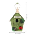 thumbnail image 3 of GOOHOCHY 1 nido colgante creativo para pájaros, casa para pájaros para balcón, decoración de jardín (verde), 3 of 8