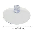 thumbnail image 5 of 50 Pcs Clear Plastic Suction Cup Sucker Pads without Hooks 3CM, 5 of 5