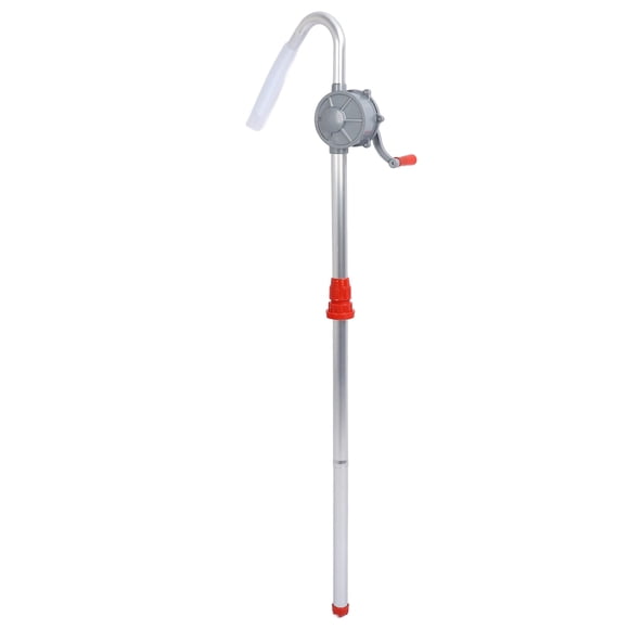 Hand Fuel Transfer Pump, Non Deform Hand Transfer Pump Aluminum Alloy Effortless Corrosion Resistant with Rotating Handle for Hydraulic Oil