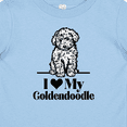 thumbnail image 4 of Inktastic I Love My Goldendoodle Dog Boys or Girls Baby T-Shirt, 4 of 5