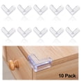 thumbnail image 1 of Apuakthei 10 protectores de esquinas para niños, protección transparente para esquinas de muebles y mesas, protectores de esquinas de seguridad a prueba de bebés, para muebles contra esquinas afiladas, 1 of 7