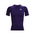 thumbnail image 4 of Camisa de compresión Under Armour HeatGear para hombre púrpura/blanca, 4 of 6