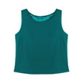 thumbnail image 3 of Kaerm Débardeur Habillé d'Été pour Femmes, Col Rond, Sans Manches, en Chiffon, Coupe Ample, Vert TG, 3 of 6