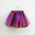 thumbnail image 2 of Odeerbi Toddler Girls Layered Tutu Skirt Tulle Dance Skirts Toddler Baby Cute Multicolour Net Yarn Princess Skirt Multi-color Bow Skirt Purple 4-6 Years, 2 of 4