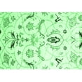 thumbnail image 1 of Ahgly Company Indoor Rectangle Abstract Emerald Green Contemporary Area Rugs, 5' x 8', 1 of 4