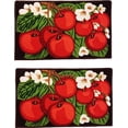 thumbnail image 2 of 2PC KITCHEN RUG CHERRY, 2 of 2