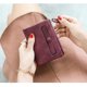 thumbnail image 2 of Women'S Rfid Small Bifold Leather Wallet Ladies Mini Zipper Coin Purse Id Card Pocket,Slim Compact Thin Purple, 2 of 5