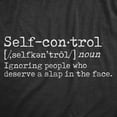 thumbnail image 2 of Mens Self Control Definition T Shirt Funny Anti Social People Joke Tee for Guys Graphic Tees, 2 of 7