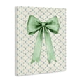 thumbnail image 2 of Stupell Industries Glam Green Bow on Rose Quilt Pattern Canvas Art, 24 x 30, by Petals Prints Design, 2 of 7