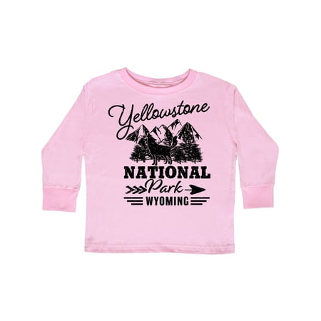 

Inktastic Wyoming Yellowstone National Park Gift Toddler Boy or Toddler Girl Long Sleeve T-Shirt