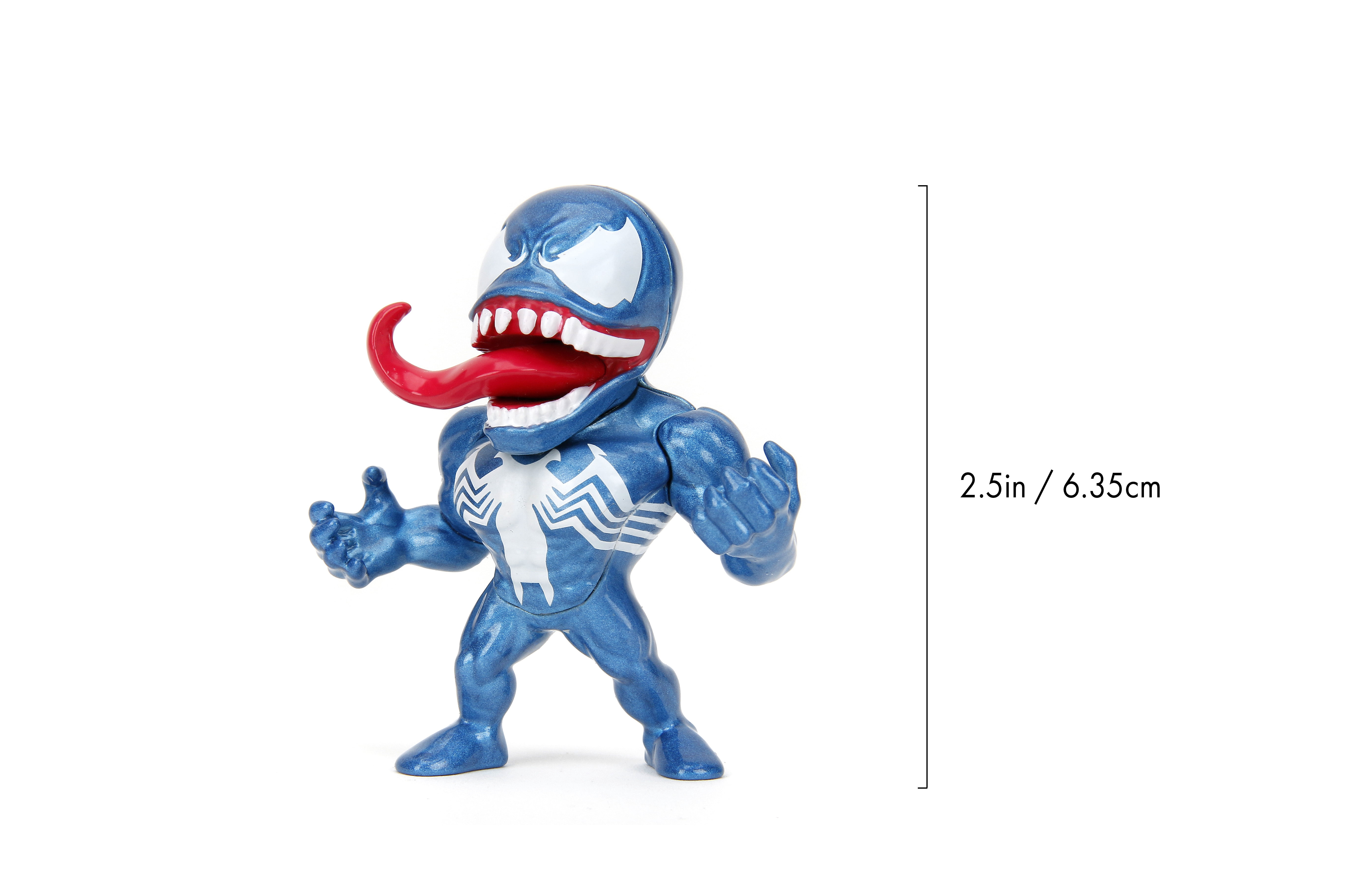 Jada Spider-Man Metalfigs 4-Pack – Collectible 2.5” Metal Figures – Spider-Man, Green Goblin, Toxin, Venom – Classic Marvel Heroes