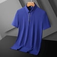 thumbnail image 6 of Men's Ice Silk Quick Dry Short Sleeve Polo Shirt, 6 of 7