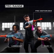 XSHOT Pro Motorized Piston Pump AEB by ZURU Outdoor Blaster 40 Air Pocket Technology Half Darts for Ages 14+