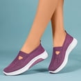thumbnail image 6 of ibiyuan Orthopedic Shoes for Women Adjustable Upper Wide Walking Shoes for Women Mesh Knitted Woven -On White Sneakers for Women Comfortable Hands-Free Mary Jane Shoes Women Sports Shoes, 6 of 8