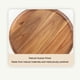 thumbnail image 5 of Moyic Placa de madera Amplia gama de usos Placa de madera rústica estilo casa de campo, ecológica y duradera Cocina y Comedor Madera 21cm, 5 of 6