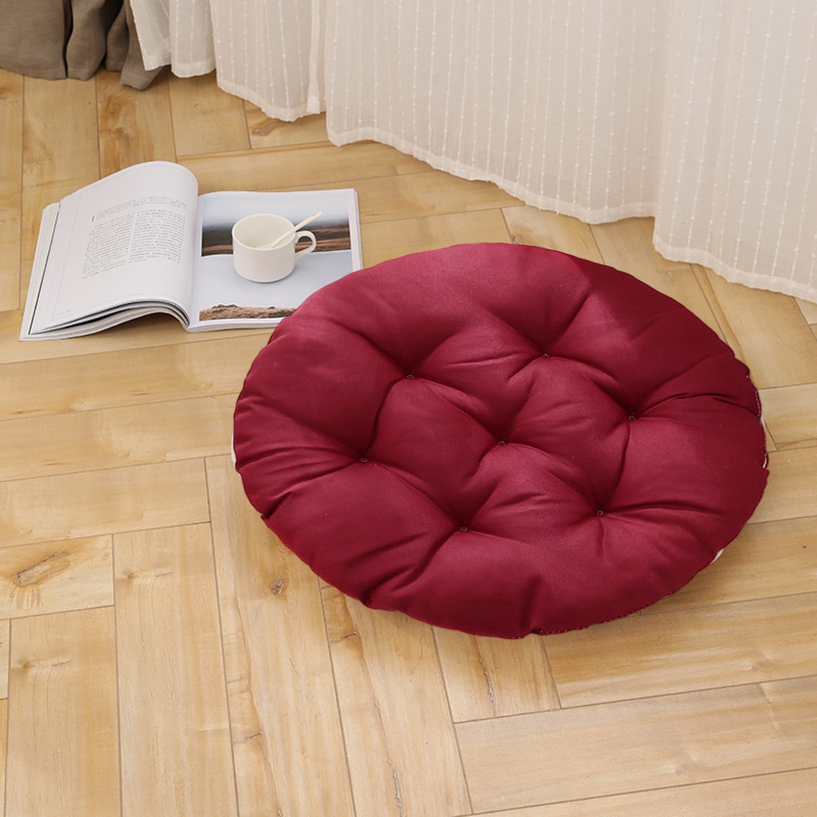 hoksml Seat Cushion,Floor Pillow Cushions Meditation Pillow Soft Thicken Seating Cushion Tatami For Yoga Living Room Coffee Sofa Balcony Kids Outdoor Patio Furniture Cushions
