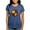 Heather Blue, variant on - Delta Chi Full Color Icon T Shirt - Womens Tri-blend T-Shirt