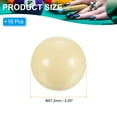 thumbnail image 2 of Uxcell 2-1/4" Billiard Cue Ball Regulation Size Pool Table Pool Cue Ball, White 16 Pack, 2 of 7
