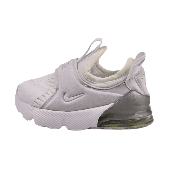 NIKE TODDLER Air Max 270 Extreme TD "White Metallic Silver" CI1109 100 CI1109 100 from Stadium Goods