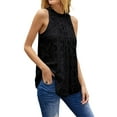 thumbnail image 3 of SySea Womens Lace Crochet Sleeveless Tops Sexy Halter Hollow Out Nightout Tanks Blouse, 3 of 5