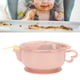 thumbnail image 5 of Vajilla infantil con inyección de agua y preservación del calor, tazón con ventosa, caballo rosa, 5 of 14
