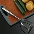 thumbnail image 4 of Kabnic Potato Masher Stainless Steel Potato Puree Cooking Utensils Stainless Steel Integrated Dishwasher Safe - Heavy-Duty Potato Puree Kitchen Tools for Beans Avocados, 4 of 7