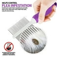 Poodle Pet DoubleSided Stainless Steel Dog & Cat Pet Comb Grooming