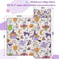 thumbnail image 5 of Halloween Cute Trick or Treat Characters Toddler Nap Mats for Kids Preschool,59"x22" Sleeping Mat Bag or Kids,Toddler Sleeping Bag,Toddler Nap Mat or Daycare, 5 of 6