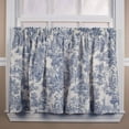 thumbnail image 1 of Victoria Parc Toile 68 Pouces par 24 Pouces Rideaux sur Mesure, Bleu, 1 of 3