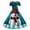 1-Sky Blue, variant on TJAZFJPA Winter Dresses for Women Women Christmas Print Short Sleeve 1950S Housewife Evening Party Prom Dress Latex Dress for Women Sexy Leather Dresses for Women