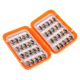 thumbnail image 4 of Uadme 40 Uds Moscas de Pesca con Mosca realistas Moscas de Trucha señuelos anzuelos Caja de Kit de Pesca con Mosca(Oro), 4 of 5