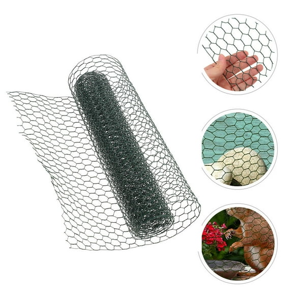 FRCOLOR Chicken Wire Mesh Chicken Cage Baby 200.00X40.00X0.20CM Green