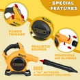 thumbnail image 5 of Leaf Blower Toy Tool Pretend Play, Outside Construction Toddler Toys, Outdoor Preschool Gardening Kids Tool Set Gift for 2 3 4 5 6 Boys and Girls, 5 of 6