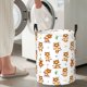 thumbnail image 5 of Fotbe Tigers go in for Sports Cesto de Ropa con Asas, Cesto Impermeable de Gran Capacidad, Bolsa de Lavado para Dormitorio, Cesto de Ropa con Ruedas y Asas-Medium, 5 of 6