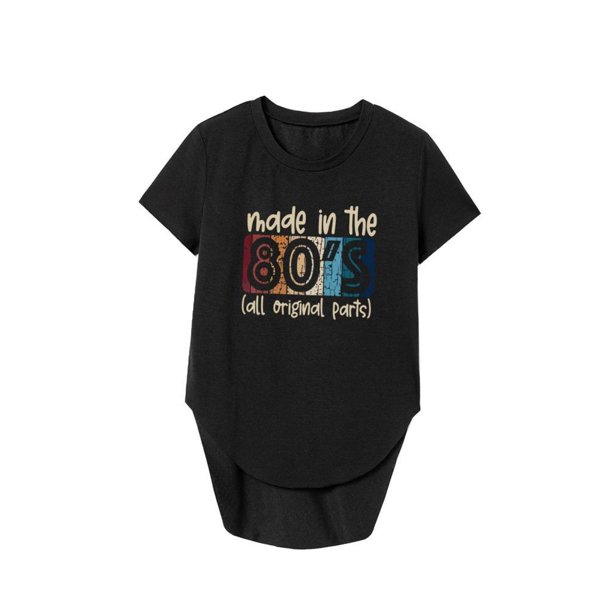 Camiseta para mujer básica camiseta cuello redondo camisa verano Tops para camping oficina XL