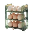 thumbnail image 4 of Egg Holder for Refrigerator Side Door Egg Storage Container for Shelf Drawer S Green, 4 of 9