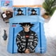 thumbnail image 1 of Juego de ropa de cama de Dragon Ball Goku, Sábana de Cuatro piezas, funda de almohada sólida, colcha de lino, tamaño Queen y King, accesorios de cama, 1 of 4