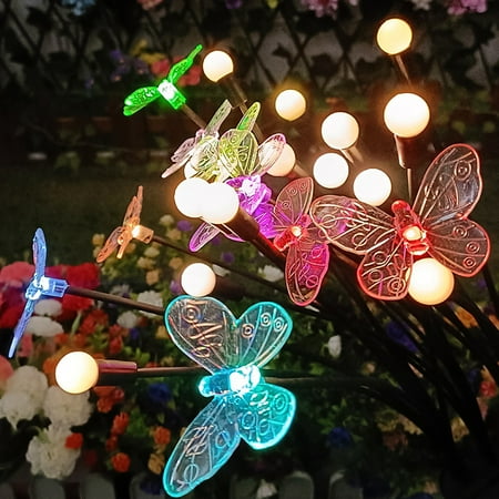 

lulshou Garden & Outdoor Led Solar Rose Flower Transparent Combination Ground Lamp Gardening Tools