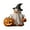 A, variant on KUNPENG 4.7-inch Creative Ghost Statue, Halloween Decoration, Cute Ghost with Wizard Hat and Duckbill, Birthday Party Tabletop Statue, Haunted House Set, Indoor Display Centerpiece