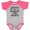 Baseball Heather and Hot Pink, variant on Inktastic Boys Valentines Day Breaking Hearts Boys Baby Bodysuit
