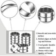 thumbnail image 3 of DATANYA 12Pack 3.15 Inch Stainless Steel Double Rolled Tart Rings, Round Metal Cooking Pastry Ring Molds for Baking, 3 of 7