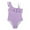 Purple, variant on TOOYOU Girls Swimwear Solid Color Ruffled Sling Tow Piece Swimsuit Swimming Pool Hot Spring Natatorium Sweet Girl Matching Swimsuits For Family Vacation Size 7-8 Years