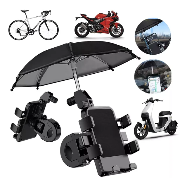Soporte Celular Moto/bicicleta Con Base Paraguas Impermeable