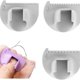 thumbnail image 4 of 3Pcs Ergonomic Sewing Form Set Plastic Flexible Stitching Aid for Craft brown, 4 of 4