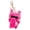 Red, variant on Backpack Charm Lovely Plush Keychains Sticking Out Tongue Frog Attraction Toy Frog Doll Funny Keychain Pendant