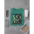 thumbnail image 3 of Bad Vibes Only Creepy Krampus Holiday Men's T-shirt, 3 of 4
