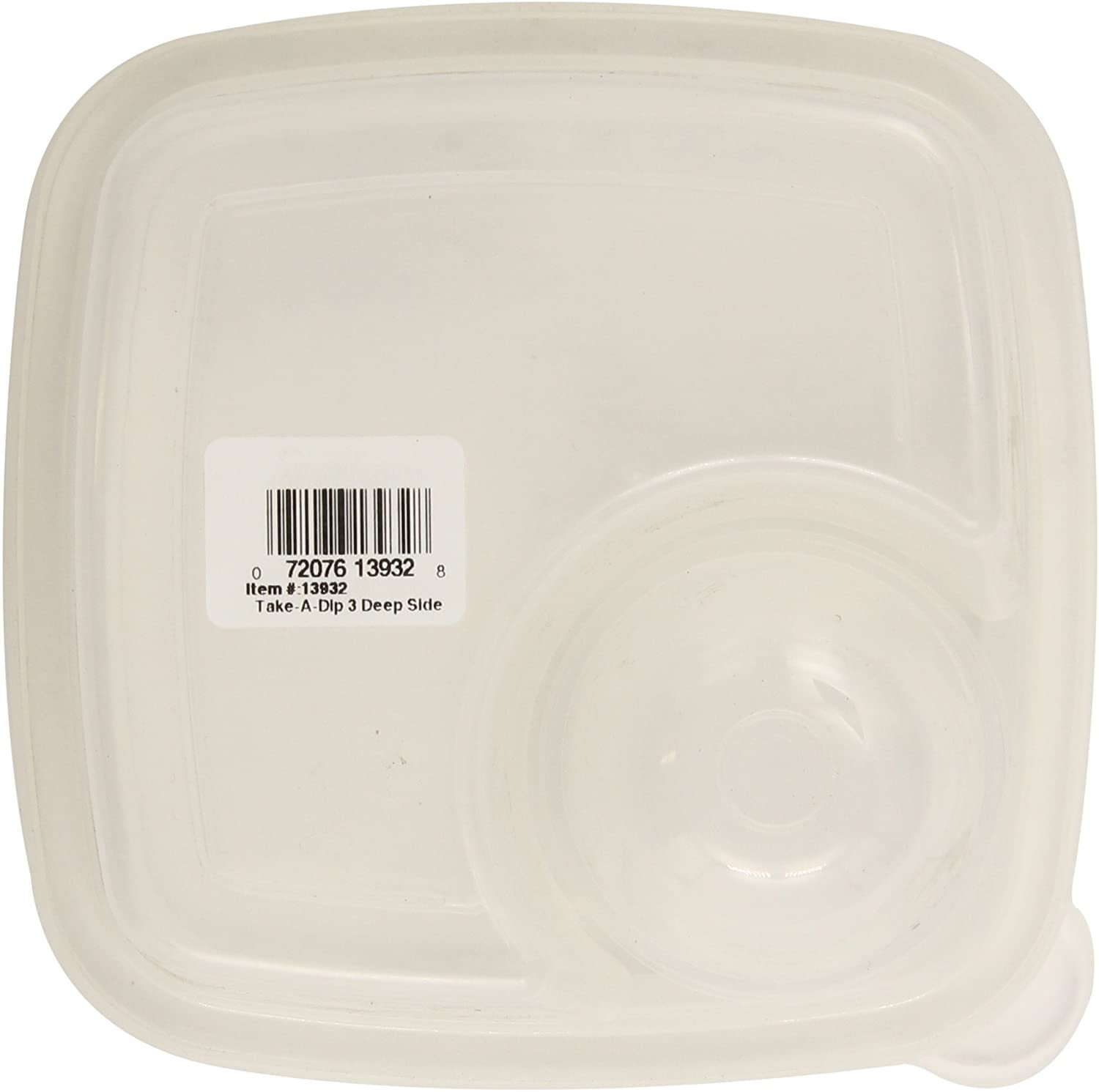 Take A Dip 3 Deep Side Food Storage Lunch Snack Container 3oz Dip